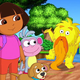 Dora The Explorer meets what looks like the Lorax